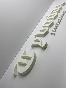 Logo przestrzenne ze styroduru 3d Litery przestrzenne / SZYBKA REALIZACJA!