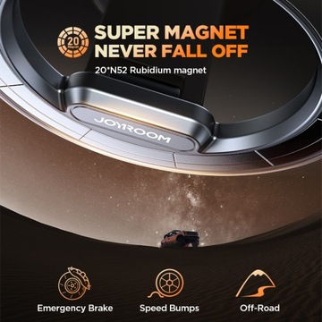 Держатель для телефона Joyroom JR-ZS373 - магнитный складной, черный