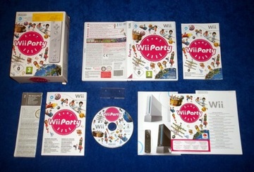 WII PARTY NINTENDO WII ZESTAW 80 MINIGIER BIG BOX jak NOWA