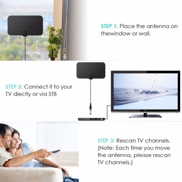 HDTV Антенна Мини HD Цифровая ТВ Антенна DVB-T2