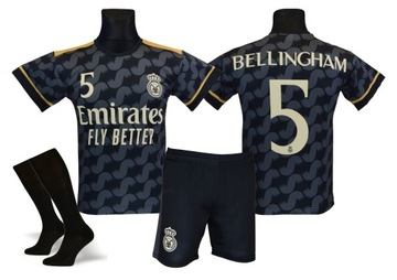REAL BELLINGHAM koszulka spodenki getry 128