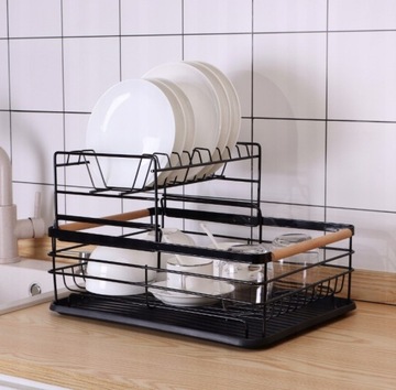 ДВУХУРОВНЕВАЯ СУШИЛКА ДЛЯ СУШКИ ПОСУДЫ, ПЛАСТИНЫ