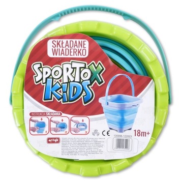 СКЛАДНОЕ СИЛИКОНОВОЕ ВЕДРО ДЛЯ ПЛЯЖНОГО ЗАМКА ПЕСКА