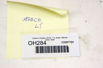 OH284 CITROEN C-ELYSEE II PODPORA POHOVKA LEVÝ ZADNÍ