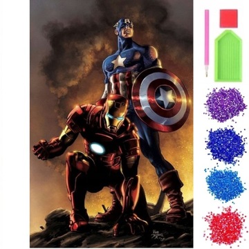 HAFT DIAMENTOWY MOZAIKA DIAMENTOWA 5D AVENGERS