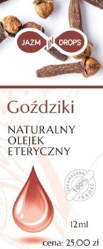 Goździki naturalny olejek eteryczny 12 M