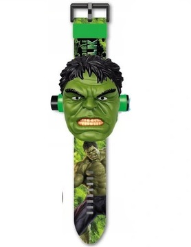 ZEGAREK LED 3D RZUTNIK PROJEKTOR HULK WYS 24 PL