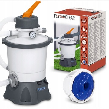 POMPA FILTRUJĄCA PIASKOWA DO BASENÓW 3028 L/h Bestway 58515