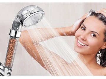 ЭКОНОМИЧНЫЙ ДУШЕВОЙ РУЧНОЙ С КАМНЕННЫМ ФИЛЬТРОМ, ИОНИЗИРУЮЩИЙ ДУШ