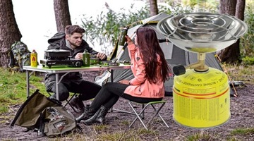 ОБОГРЕВАТЕЛЬ ГАЗОВАЯ ПЛИТА ИЗЛУЧАЮЩАЯ + КАРТРИДЖ