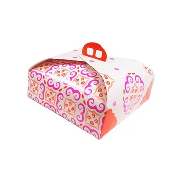 KARTON PUDEŁKO NA CIASTO V 380x300x100 NADRUK