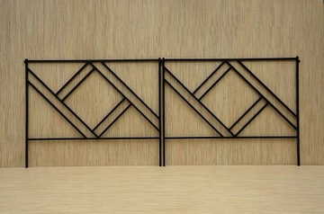 PŁOTEK OGRODOWY METALOWY 100 x 80 cm do ogrodu