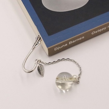 ПЕРО ЦВЕТЫ КНИГА ЗАКЛАДКА Серебро