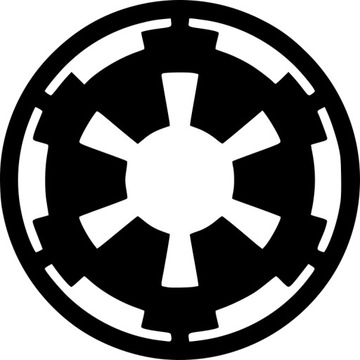 Naklejka samochód kask STAR WARS IMPERIUM 10x10 cm