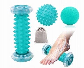3X Roller do masażu stóp masażer wałek Rolka