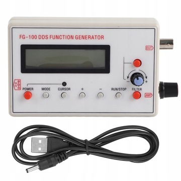 ГЕНЕРАТОР ФУНКЦИОНАЛЬНЫХ СИГНАЛОВ FG-100 DDS 1Гц-500кГц