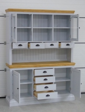 Комод из дерева Country KRC8, белый