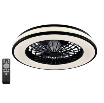 LAMPA PLAFON LED Z WENTYLATOREM I Z PILOTEM KENYA POLUX GOLDLUX 325808