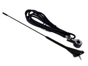 ANTENA SAMOCHODOWA 40 CM, MONTAŻ 5 MM KABEL 3M