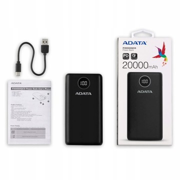 POWERBANK BATERIA ADATA P20000QCD