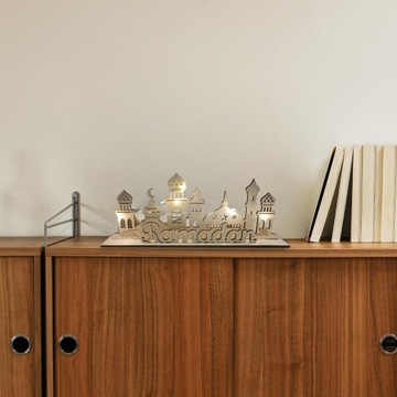 Ид Мубарак Украшение Стола Мусульманское Исламское Украшение Рамадана Луна Звезда