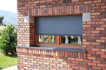 Рольставни накладные, внешний электропривод