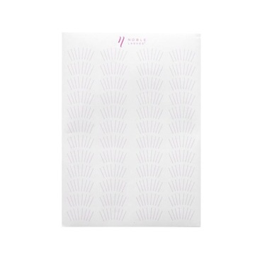 BLANK LASH MAP Noble Lashes
