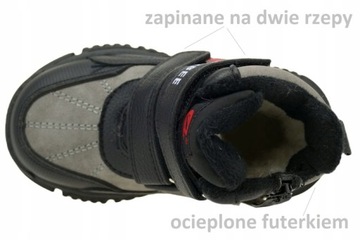 ЗИМНЯЯ ОБУВЬ ДЛЯ МАЛЬЧИКОВ, СНЕЖНЫЕ БОТИНКИ С УТЕПЛЕНИЕМ, НА ВЕЛКРО 22