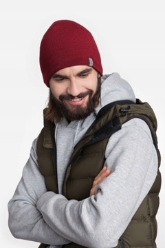 Мужской КОМПЛЕКТ ШАПКА с флисом и шарфом ПЕРЕЦ И СОЛЬ