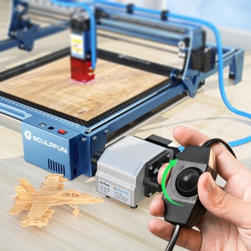 SCULPFUN Pompa powietrza 30 l/min Do maszyny do grawerowania laserowego
