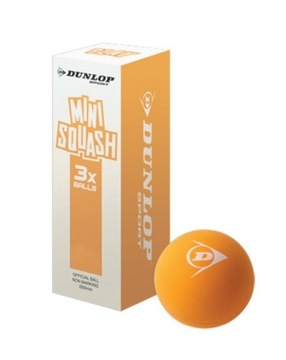 PIŁKI DO SQUASHA DUNLOP MINI SQUASH PLAY 3 SZT.