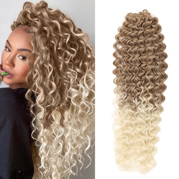 AFROLOKI CROCHET WŁOSY SYNTETYCZNE KRĘCONE AFRO ombre #12/613b