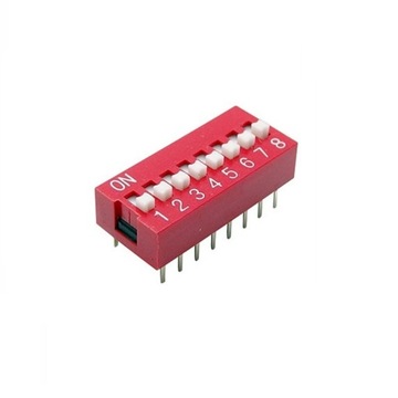 2x przełącznik DIP switch x8 - 8pin