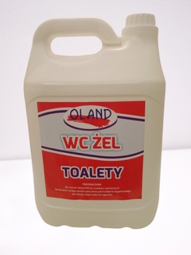 ŻEL DO CZYSZCZENIA TOALET DEZYNFEKUJĄCY MOCNY 5L