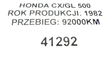 БЛОК ДВИГАТЕЛЯ HONDA GL 500 CX SILVER WING ГАРАНТИЯ