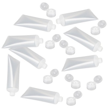 50 пустых тюбиков с косметическим бальзамом Flip по 30 г.