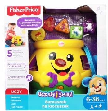 FISHER PRICE GARNUSZEK NA KLOCUSZEK SORTER 6M+