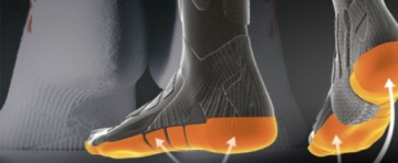 X-SOCKS КОМПРЕССИВНЫЕ НОСКИ ДЛЯ БЕГА размер 35-36 X-BIONIC Effektor 4.0 Run