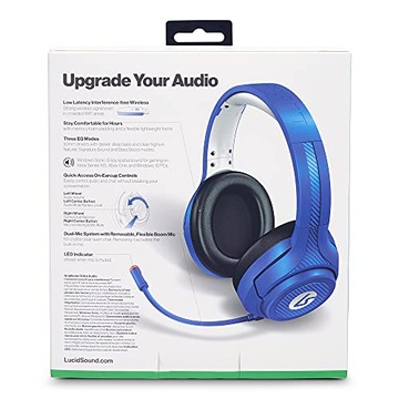БЕСПРОВОДНЫЕ НАУШНИКИ XBOX ONE XBOX SERIES LUCIDSOUND LS15X СИНИЕ