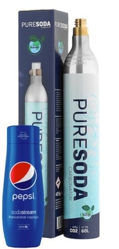 Nabój Co2 SodaStream Nowy PURESODASyrop Pepsi