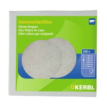 Filtr krążkowy do mleka, sr. 160 mm, 200 szt.