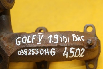 ГЕОМЕТРИЯ ВЫПУСКНОГО ПАТРУБКА ТУРБОКОМПАНСОР VW GOLF V AUDI A3 1.9 TDI BKC