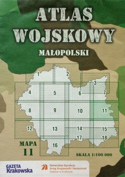 Atlas wojskowy małopolski mapa 11