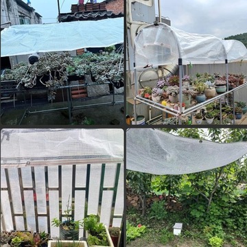 БРЕЗЕНТ БЕЛЫЙ 2х3М 100г ПРОЗРАЧНЫЙ, УФ-УСТОЙЧИВЫЙ 3х2 2х3