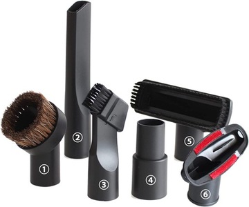 Набор аксессуаров для пылесоса: Узкие насадки для чистки, 6 шт.