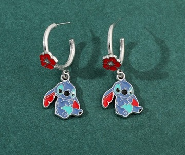 Детские серьги Stitch Disney Lilo & Stitch, висящие круглые