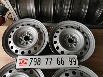 4× DISK OCELOVÝ TOYOTA OE PZ419G0690ZA 6.0" X 16" 5X100 ET 45