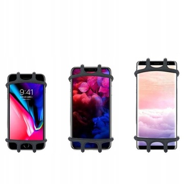 ДЕРЖАТЕЛЬ ДЛЯ ТЕЛЕФОНА, РУЛЬ ВЕЛОСИПЕДА, СИЛИКОНОВЫЙ, РЕГУЛИРУЕМЫЙ