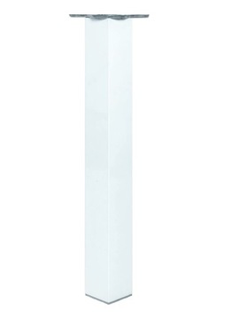 NOGA NOGI DO STOŁÓW L-820 KWADRAT ALU 80x80 BIAŁA