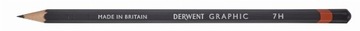 Ołówek techniczny Graphic - Derwent - 7H
